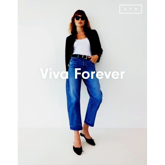 AYR Denim - AYR Women's High Rise Jeans - Blue